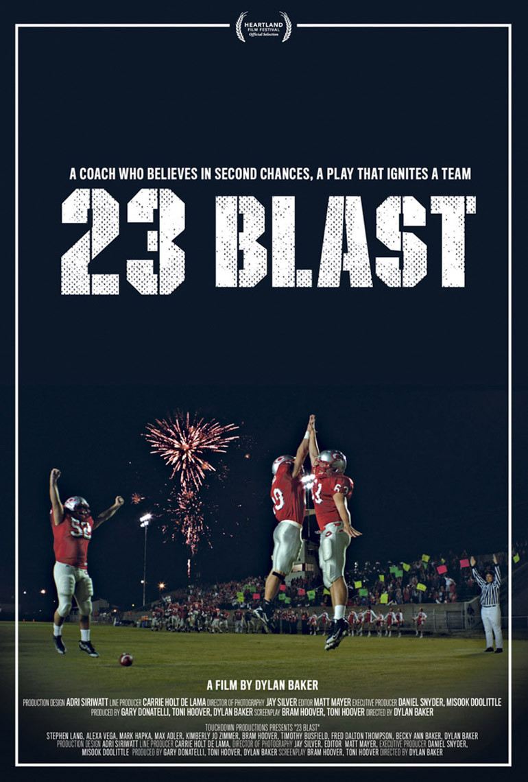 Film Poster. "23 Blast"